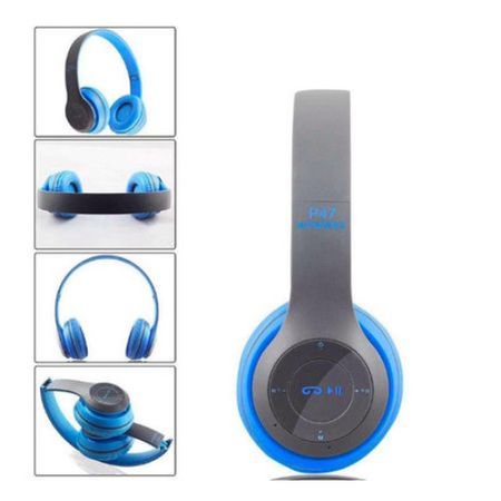 casti bluetooth albastre1