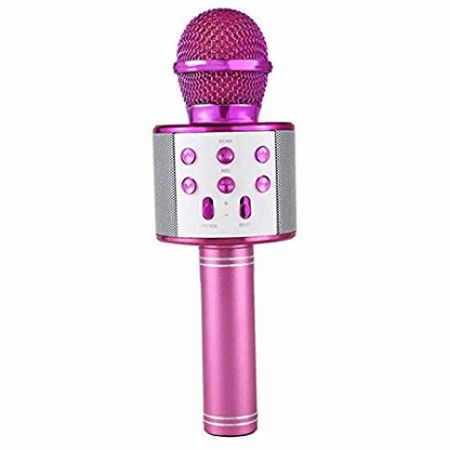 Microfon wireless karaoke WS-858 , Boxa Inclusa, SD Card, USB, AUX, Bluetooth 4.1