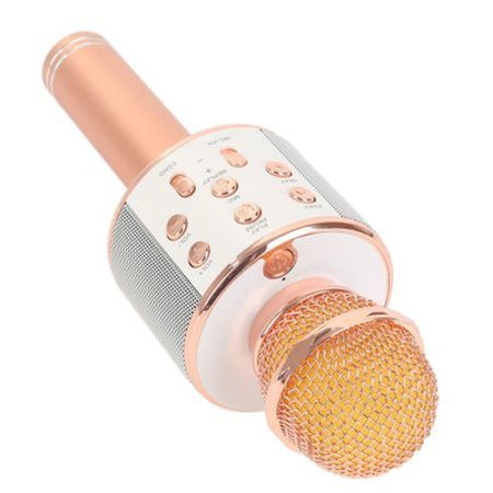 Microfon tip wireless fara fir cu sistem karaoke si suport Bluetooth 4.1 3