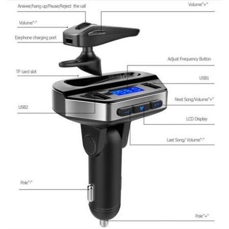 Set Modulator Fm Hands Free Car Kit 2