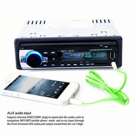 Radio MP3 auto 4 X 60 W cu Bluetooth plus Telecomanda USB SD3