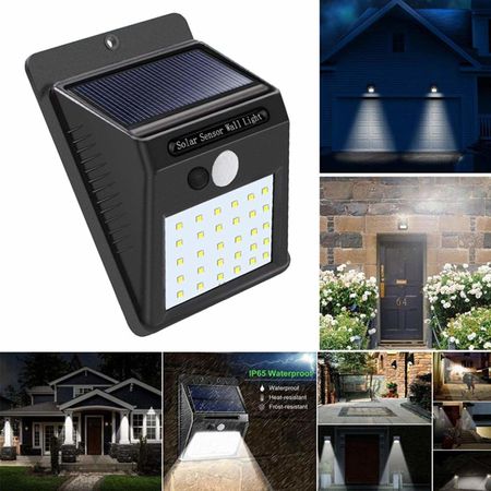 Lampa cu LED incarcare solara si senzor de miscare 30 x LED2