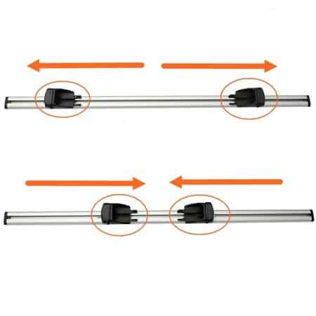 Bare portbagaj pentru Suzuki Vitara din aluminiu cu sistem antifurt si cheie 3