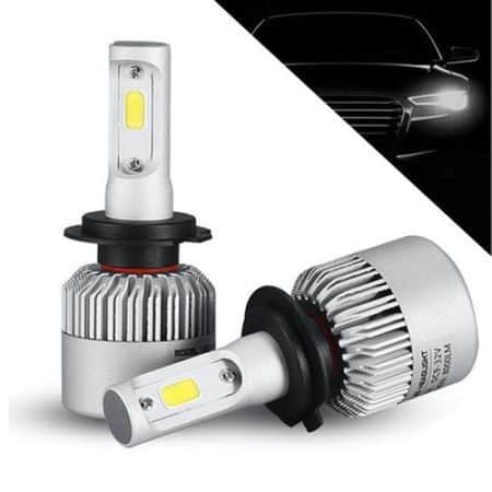 Set 2 becuri cu led Auto H7 72w8000 Lumeni 6500k S2 2