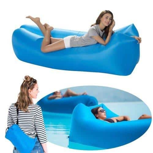 Saltea gonflabila tip sezlong Lazy Bag