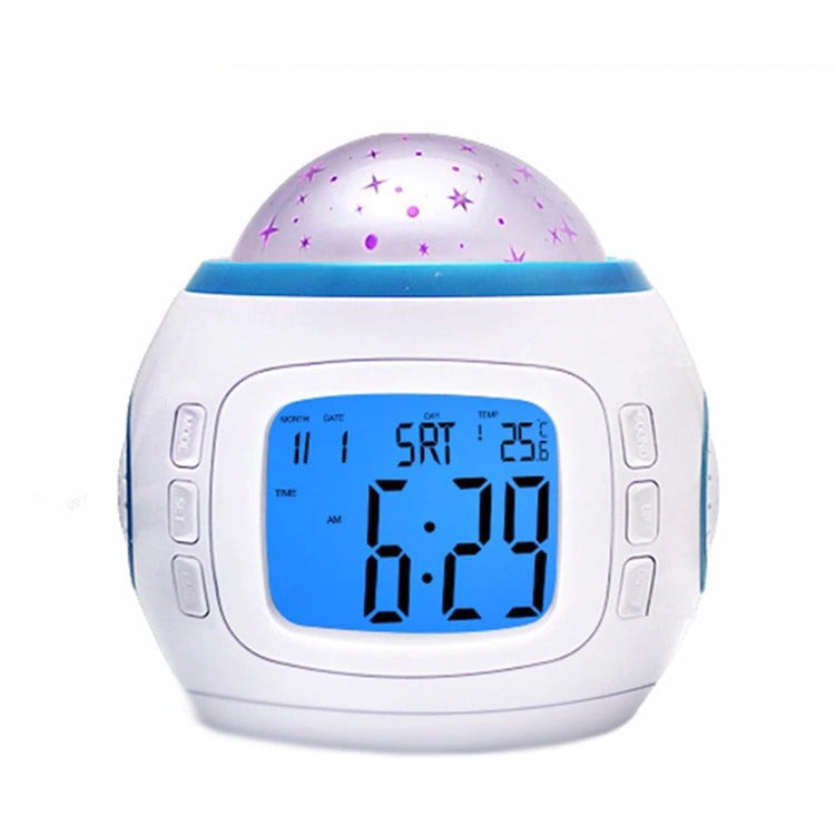 Lampa-veghe-ceas-digital-luminos-cu-stelute-calendar-alarma-LED-cu-11-melodii-TRUST-1
