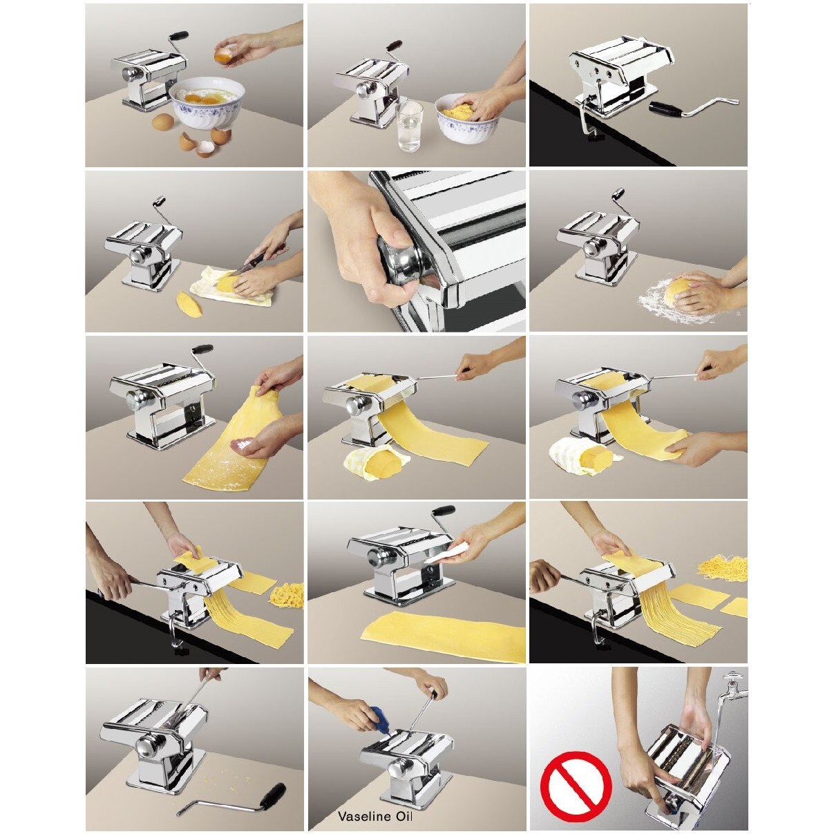 Masina din inox pentru taitei Grunberg GR155 5
