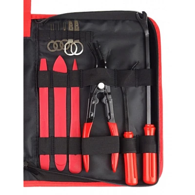 Set 19 piese extractoare pentru radio tapiterie cleme auto