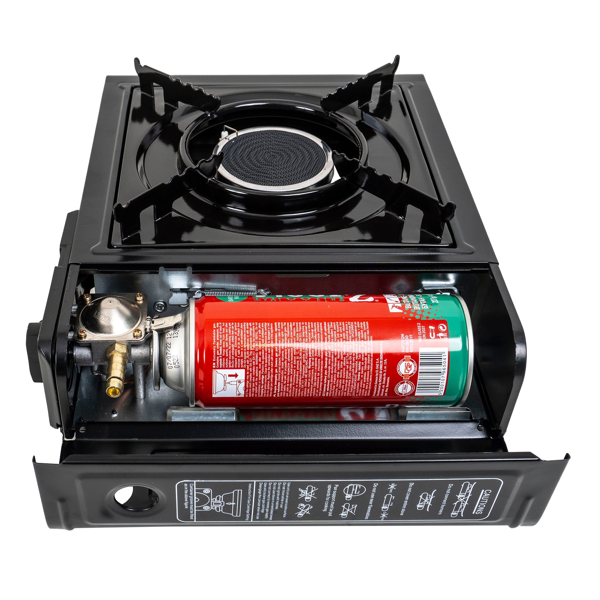 Aragaz camping portabil, Aprindere automata Alimentare Gaz Butan, Aprindere Quartz