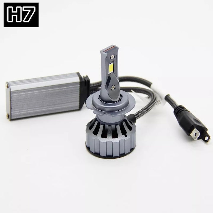 Set 2 Led uri H7 120w, super canbus, 18.000lm, alb 6000k